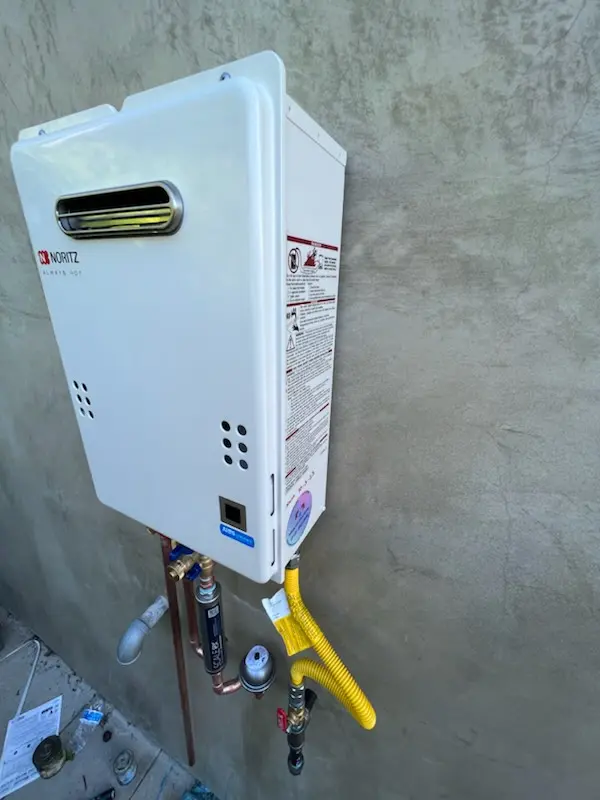 Tankless water heater installation for Perris homes